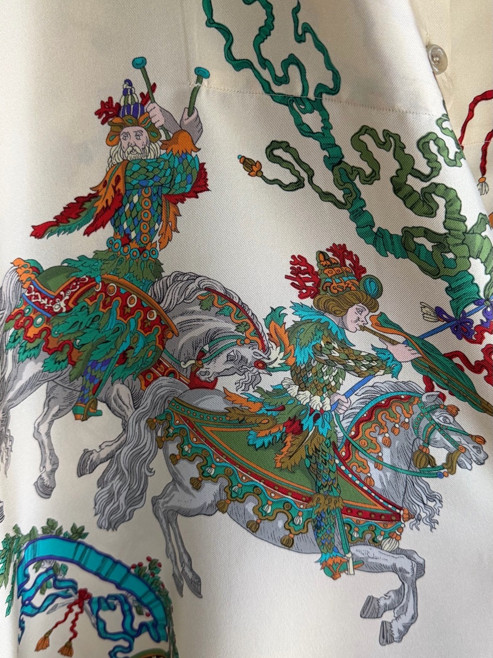 Gucci Silk Print Tunic - Picture 7 of 10